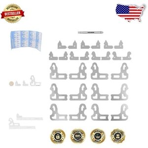 Metric Radius Gauge Set – 26 Pieces, 0.5 mm - 13 mm, Organizing Plastic Case - Picture 1 of 11