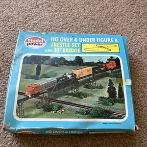 Model Power HO Bridge & Trestle for Over & Under Figure 8 Layout Set 99 - Picture 1 of 2