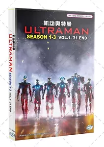 DVD Ultraman Staffel 1-3 Band 1-31 ENDE Englisch Synchronisiert Alle Regionen KOSTENLOSER VERSAND - Bild 1 von 7