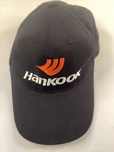 Hankook Tire Black Strapback Baseball Cap Hat