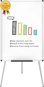 Whiteboard Easel 36 X 24 Inches Portable Dry Erase Board Height Adjustable - Picture 1 of 7