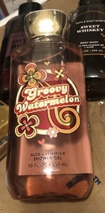 Bath & Body Works GROOVY WATERMELON Shower Gel 10 oz NEW - Picture 1 of 3