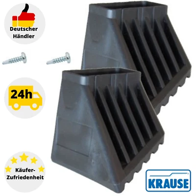Fußkappe 2 Stk. XL 50 x 20 mm schwarz Krause 202024 für MONTO Leitern Kappe - Bild 1 von 3