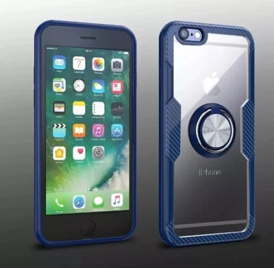 iPhone 6/ iPhone 6S Ring Case Blue Lightweight - Image 1 of 4