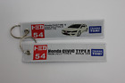 Honda Civic Type R Nylon Embroidery Keyring Key Holder for Honda Mugen RR FC