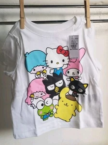 Camiseta Hello Kitty And Friends Nueva, Talla 12 - 18 Meses Keropi Pom Pom - Imagen 1 de 3