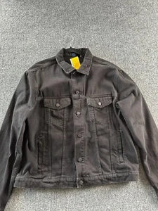 H&M Post Malone Black Jean Jacket Concert Tour 2019 Men's Size Large New RARE - Picture 1 of 11