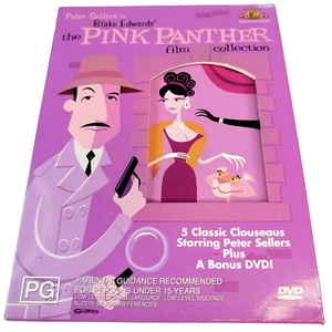 The Pink Panther 5 Film Collection DVD 6 Disc Box Set Peter Sellers Region 4 - Picture 1 of 12