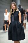 Celine Phoebe Philo Era Fall 2014 Iconic Black Wool Cocktail Dress Size 36 / S
