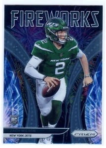 2021 Panini Prizm Football - Zach Wilson Fireworks Rookie Insert - #F-22 Jets RC - Picture 1 of 1