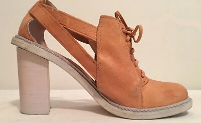 Sapato Oxford Schuler & Sons Philadelphia Couro Sade Tamanho 8 1/2 B - Imagem 1 de 4