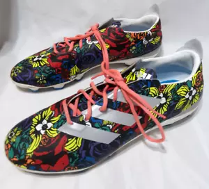 Adidas Gamemode Firm Ground Soccer Cleats Womens Size 11.5 Floral Pattern GW8541 - Picture 1 of 8