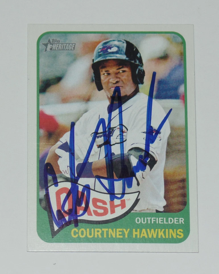 CARTÃO COURTNEY HAWKINS AUTOGRAFADO 2014 TOPPS Heritage minors #39 white sox - Imagem 1 de 1