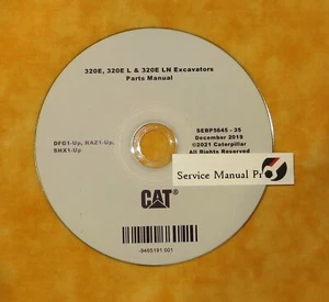 SEBP5645 Caterpillar 320E L LN Excavator Parts Manual Book CD. DFG NAZ - Picture 1 of 1
