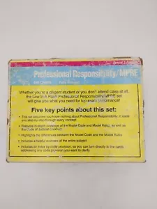 Law in a Flash Professional Responsibility / MPRE 2-Part Set 840 Cards 1990 Vtg - Picture 1 of 7