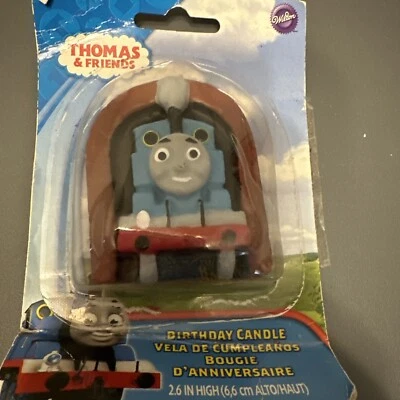 Thomas & Friends Thomas Tank Engine 2.6" in Birthday Candle Cake Topper - New! - Image 1 of 3