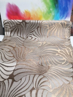 Armani Casa linen jacquard weave fabric exclusive Rubelli Decatur-Rame 140x54cm - Image 1 of 4