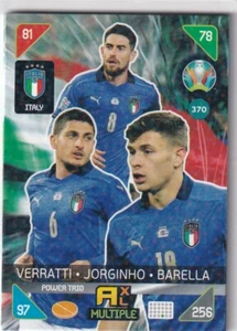 Panini Adrenalyn XL Euro 2020 Kick Off Power Trio 370 Verratti Jorginho Barella - Bild 1 von 1