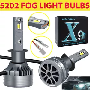5202 LED Headlight Fog Lights 6000K Conversion Kit High Low Beam Super Bright US - Picture 1 of 12