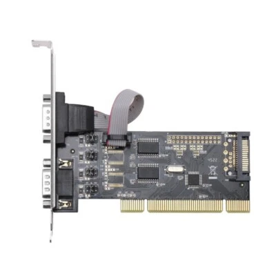 2 Port PCI to RS232 Serial Adapter Card Expansion Controller Card Accessory - Image 1 of 4