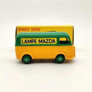 1/43 Atlas Dinky Toys 25B Peugeot Fourgon Tole D.3.A LAMPE MAZDA Green Diecast