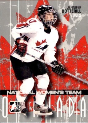 2007-08 In The Game ITG O Canada #34 Jennifer Botterill TEAM CANADA - Image 1 of 2