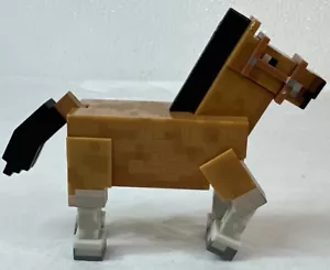 Jazwares Minecraft Overworld Action Figures Brown Chestnut Horse - Picture 1 of 8