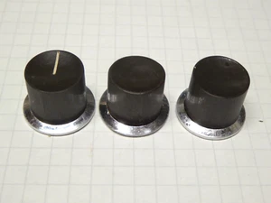 3 Drehknöpfe (Satz) für Kofferradio Telefunken Bajazzo Sport             [DK xx] - Picture 1 of 3