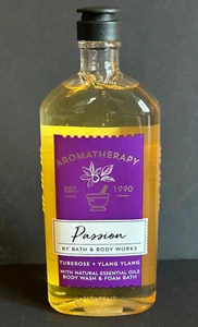 Bath & Body Works Aromatherapy Passion Tuberose Ylang Ylang Body Wash Foam Bath - Picture 1 of 5