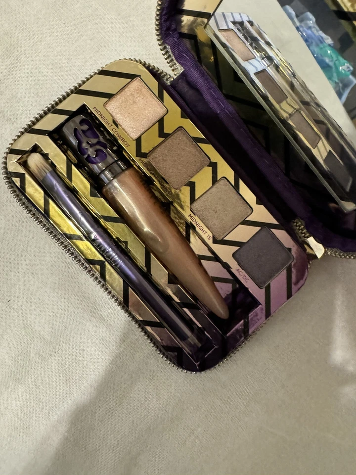 Urban Decay Midnight Emergency Kit Eyeshadow, Kit Midnight Cowboy Lip Junkie NIB - Image 1 of 1
