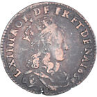 341812 Coin France Louis Xiv Liard 1656 Pont De Larche Vf30 35 Copp