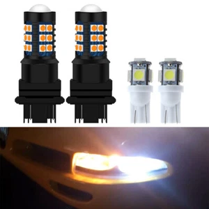For 1997-2004 Corvette C5 Amber 3000K Turn Signal Light + Side Marker LED Bulbs - Imagen 1 de 14
