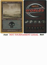 Swamp (Mercadian Masques 341 - Tom van de Logt - 2001) World Championship HP