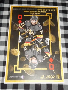 William Karlsson Signed Vegas Golden Knights Gameday Poster - Picture 1 of 1