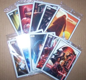 2023 Topps Star Wars Obi-Wan Kenobi Poster Jumbo Art Cards Complete Set OAR 1-10 - Picture 1 of 21