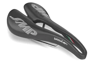 Selle SMP Blaster Mountain Bike Saddle 131mm BLACK 7 x 7mm AISI Steel Road Italy - Picture 1 of 4