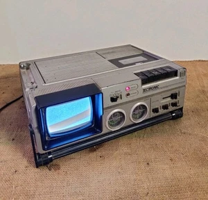 TECTRONIC TCR-8800 TV-FM/AM Radio Kassettenrecorder TV Vintage Radio TV Combo - Bild 1 von 8