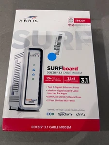 As-is Arris Surfboard SB8200 Cable Modem 10 Gbps Docsis 3.1 Cable Modem - Bild 1 von 3