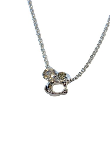 COACH C Collana Logo SLV Top Disponibile Donna C9447ABJ