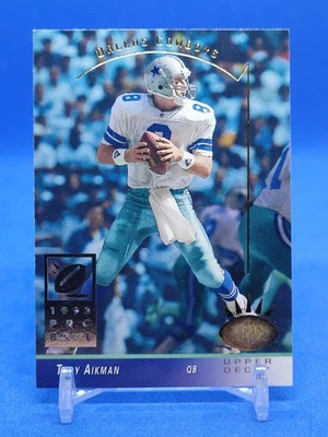 TROY AIKMAN 1993 Upper Deck SP #64 HOF NFL Dallas Cowboys - Image 1 of 2