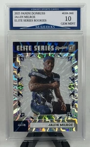 2025 Panini Donruss Jalen Milroe Seahawks Elite Series Rookie Gem Mint 10! - Picture 1 of 1