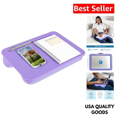 Elegante escritorio de regazo compacto de amatista púrpura para portátiles de 15" - portátil y acolchado Foto 1 de 4