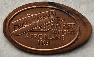 Elongated Coin - The First Wright Aeroplane 1903 π¬π§ UNITED KINGDOM - Picture 1 of 3