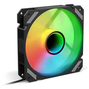 Ventillateur de cabine Sharkoon SHARK Mirror PWM RGB Ø 12 cm - Bild 1 von 1