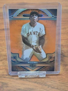 2024 Topps Triple Threads Willie Mays San Francisco Giants #71 Amber /199 - Bild 1 von 2