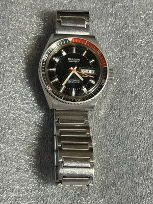 Bulova Diver's 666 Men’s Automatic Day/Date Vintage Watch Original Condition  - Image 1 of 4
