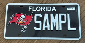 Placa de matrícula Florida Tampa Bay Buccaneers muestra placa DMV - Imagen 1 de 2