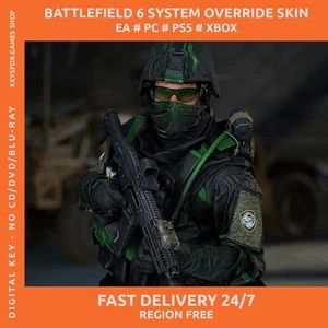 Battlefield 6 System Override Razer Skin – SEND FAST 24/7 - PC XBOX PLAYSTATION - Bild 1 von 2