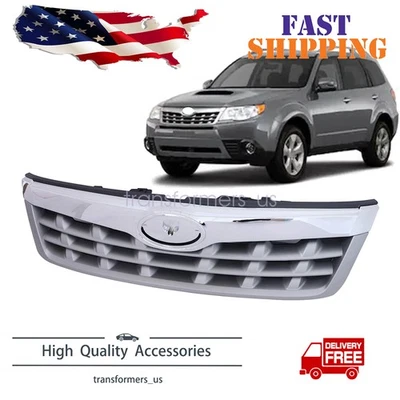 Parachoques delantero parrilla cromada para Subaru Forester 2011 2012 2013 91121SC040 Foto 1 de 4