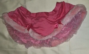 NUEVA Falda Victoria’s Secret Vintage Sexy Little Things Santa Baby Imitación Piel LEER - Imagen 1 de 4